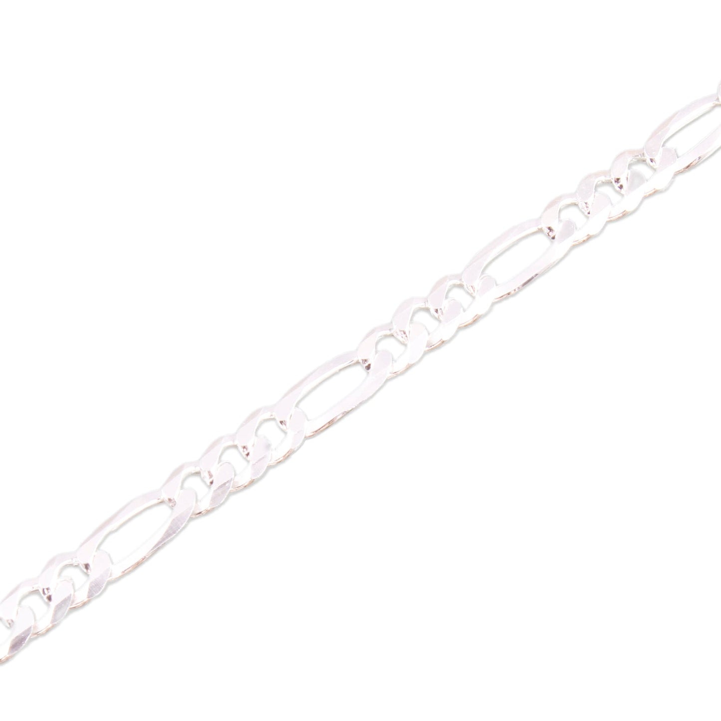 LPPC063 Pulsera Figaro 3x1 de 4 mm x 19 cm en Plata Ley .925 1509438951