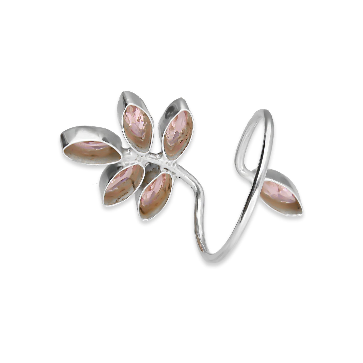 LPAD019 Anillo Para Dama Mod. Guía Semilla Ajustable Plata.925 Taxco 913903101
