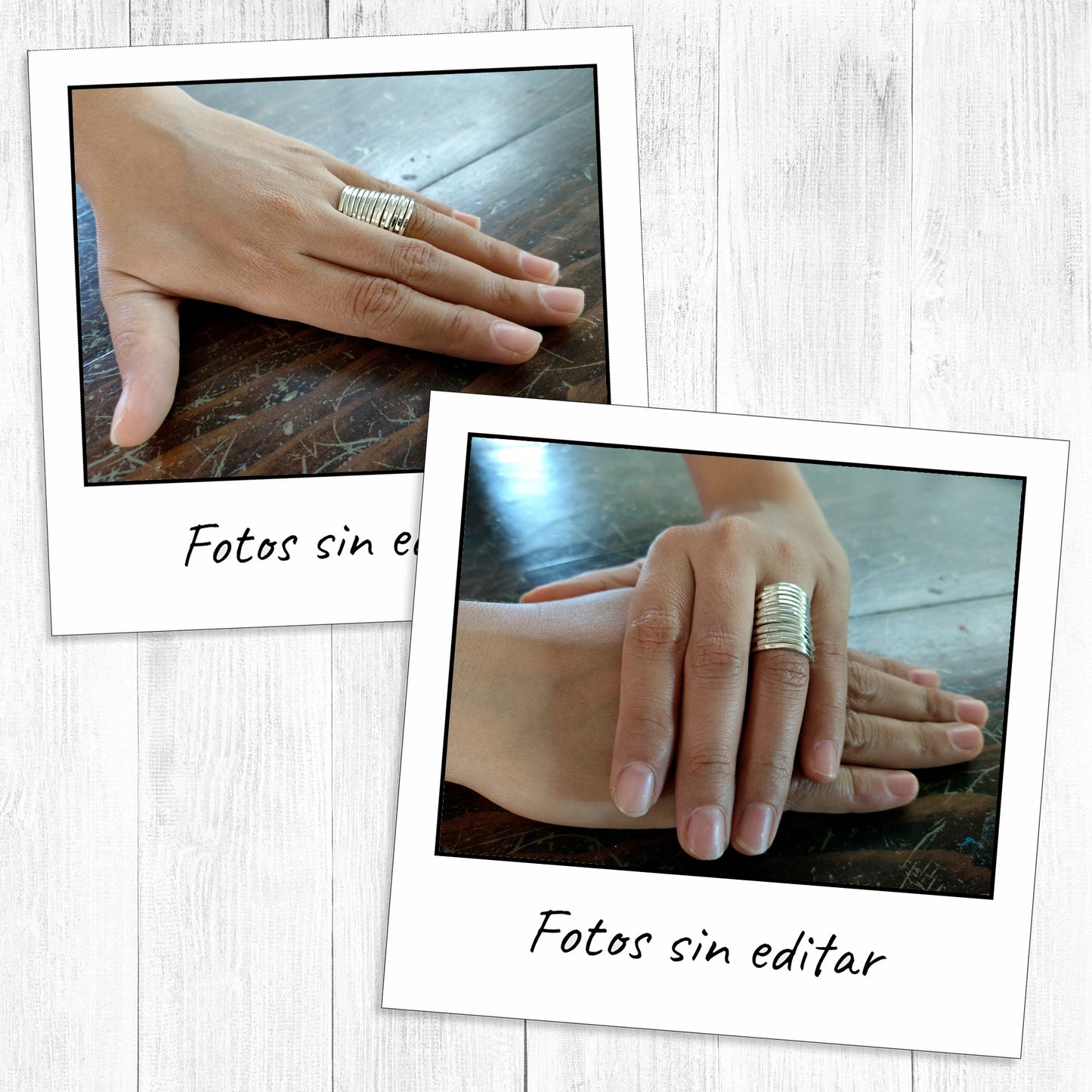 LPAD074 Anillo Modelo Palma Liso Largo Plata .925 Taxco Gro 3215655568