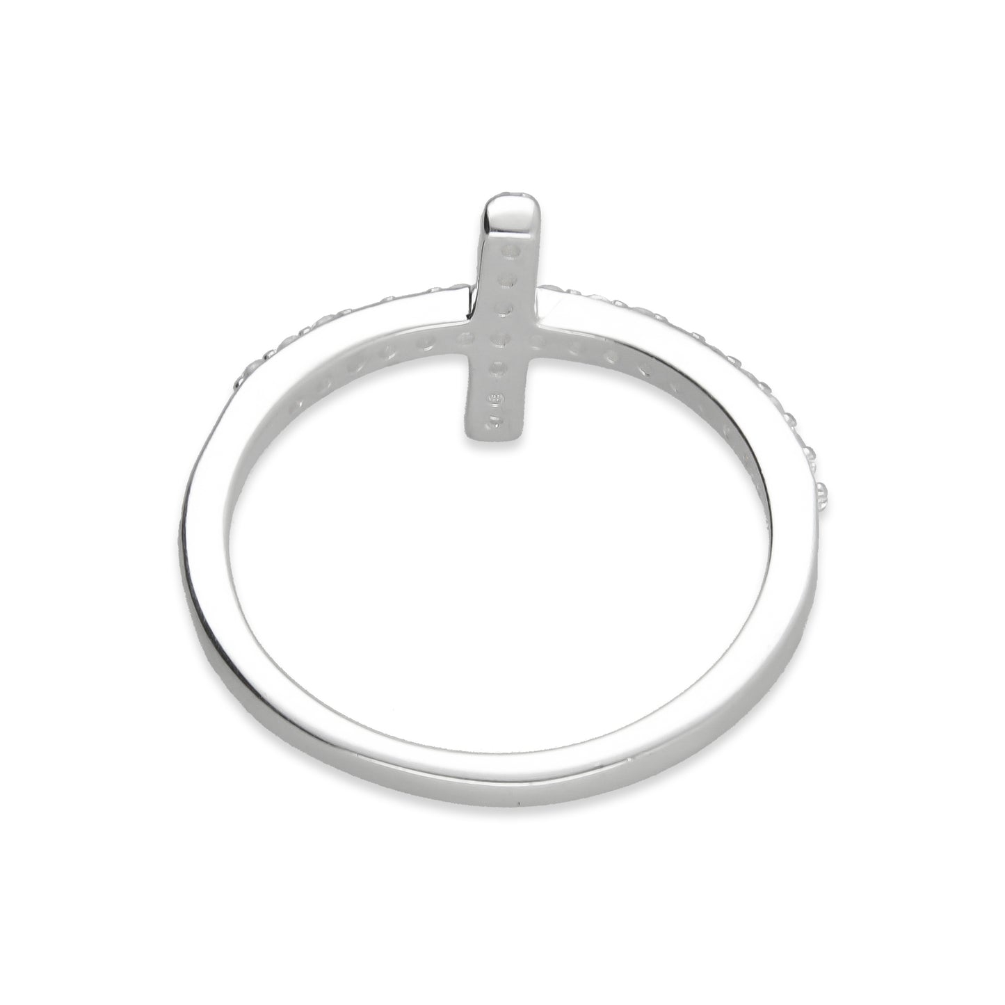 LPAD093 Anillo Modelo Cruz Pavé Plata .925 Taxco Gro 3300039130