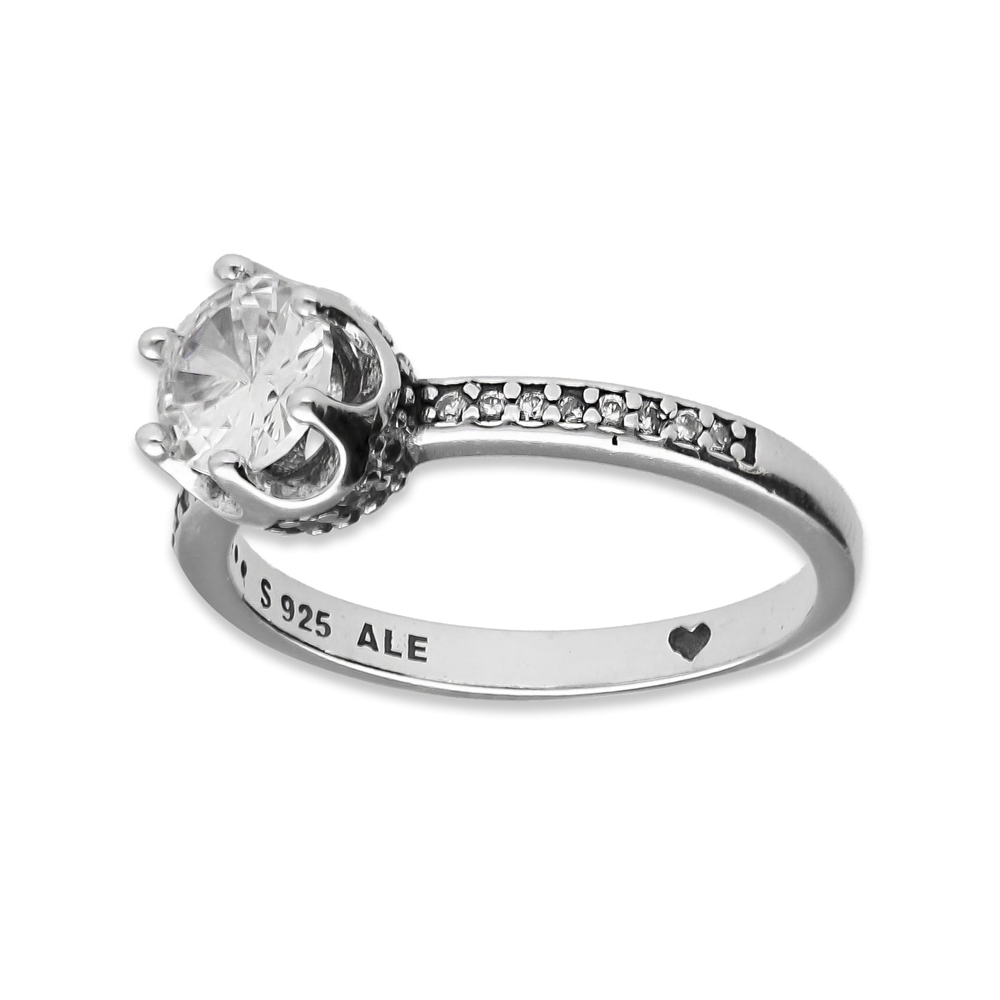 LPAD099 Anillo Pand Corona Torre Plata .925 Taxco Gro