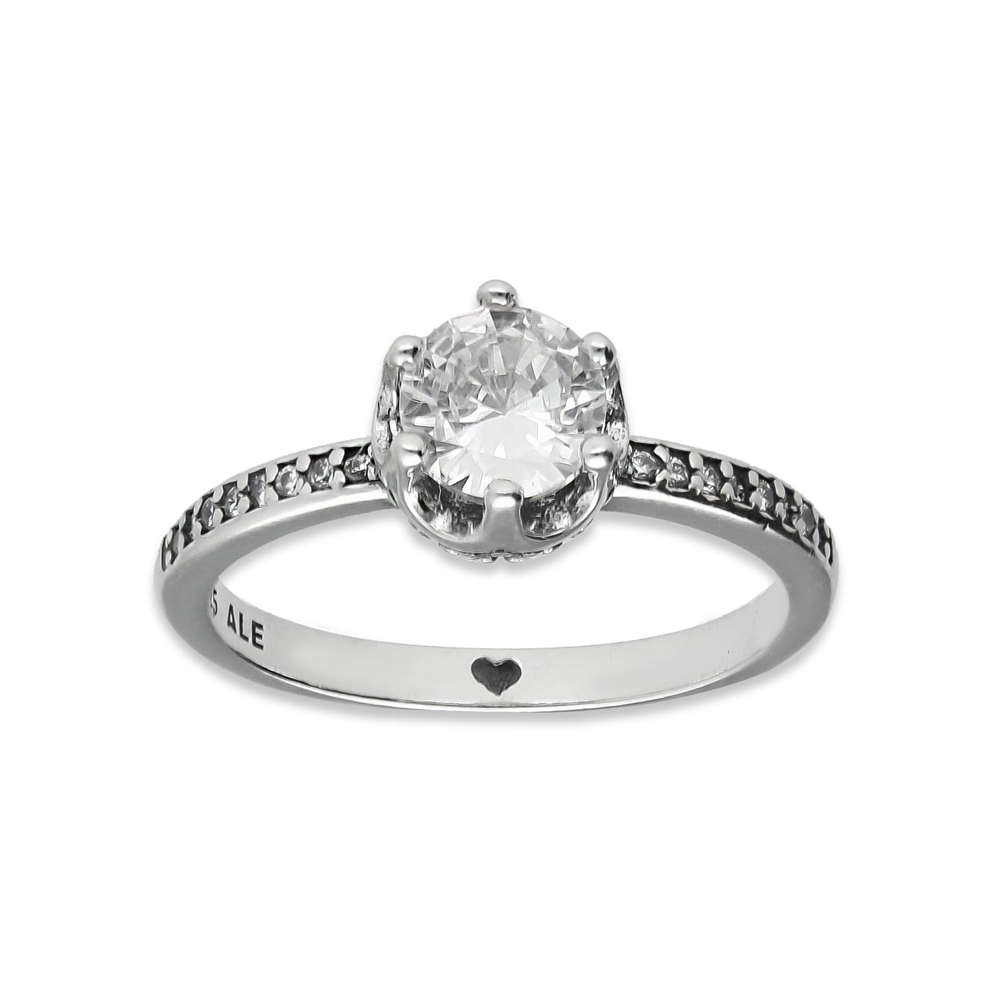 LPAD099 Anillo Pand Corona Torre Plata .925 Taxco Gro