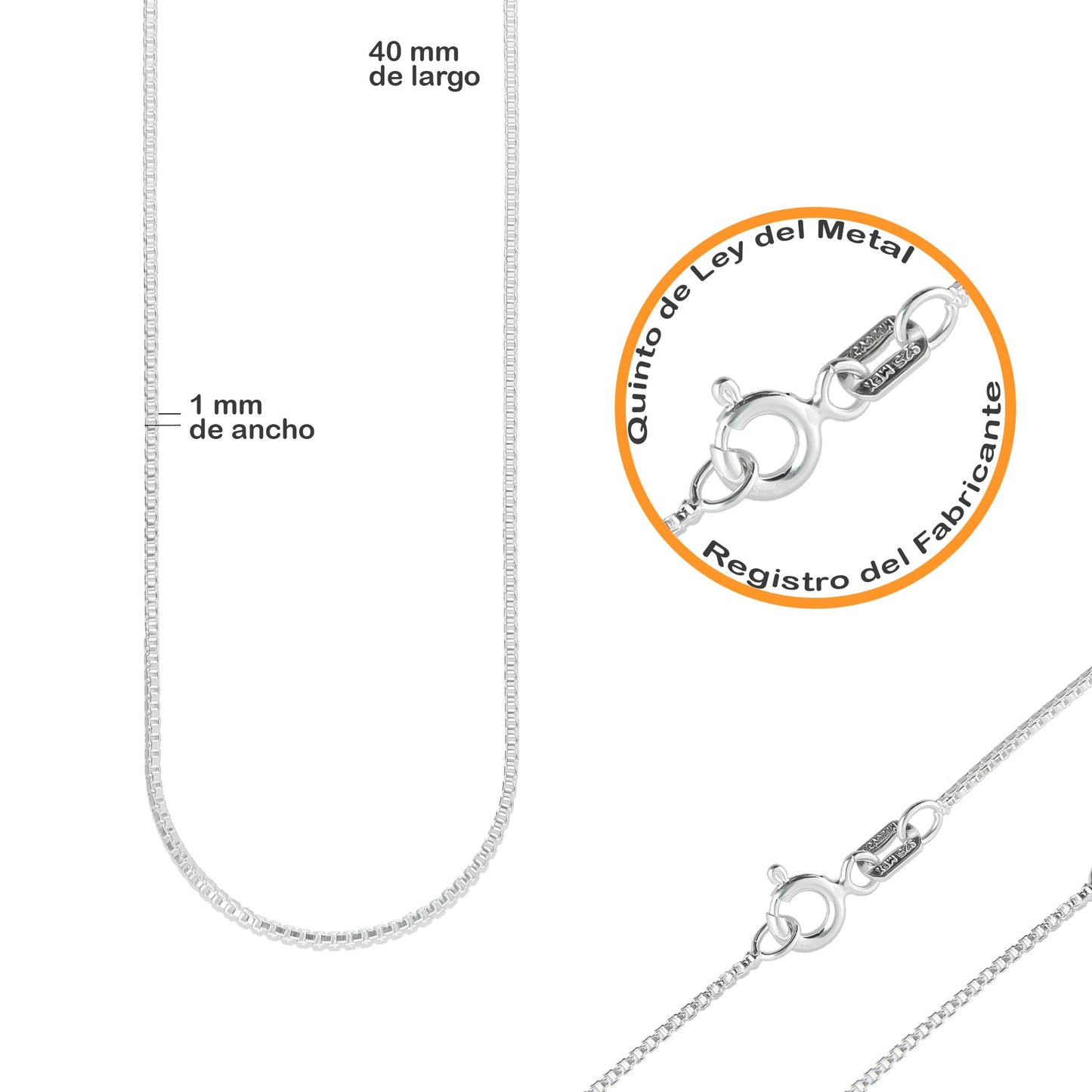 LPADJ018 Set Aretes + Dije + Cadena Disco CN OB en Plata Ley .925 2747077550