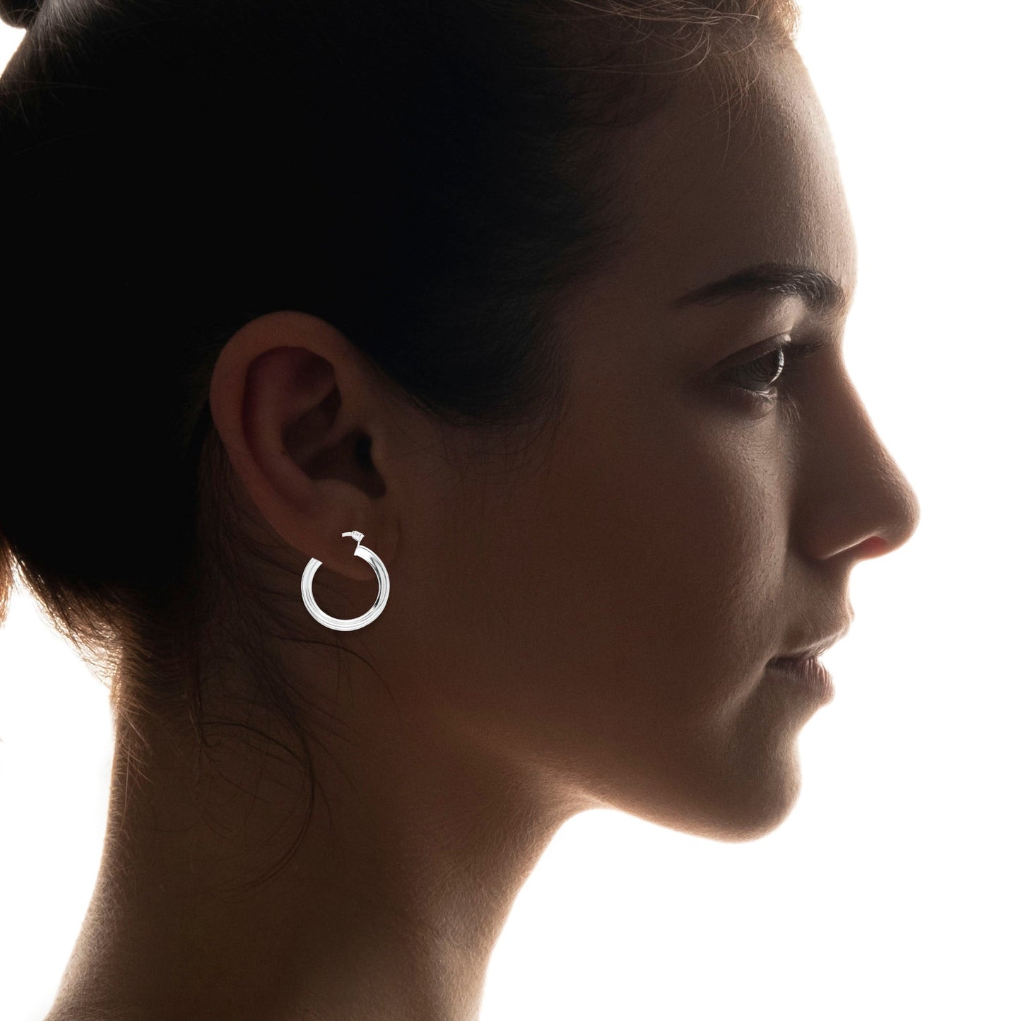 LPAZ004 Arracada Con Zirconia Tamaño 4 790381340