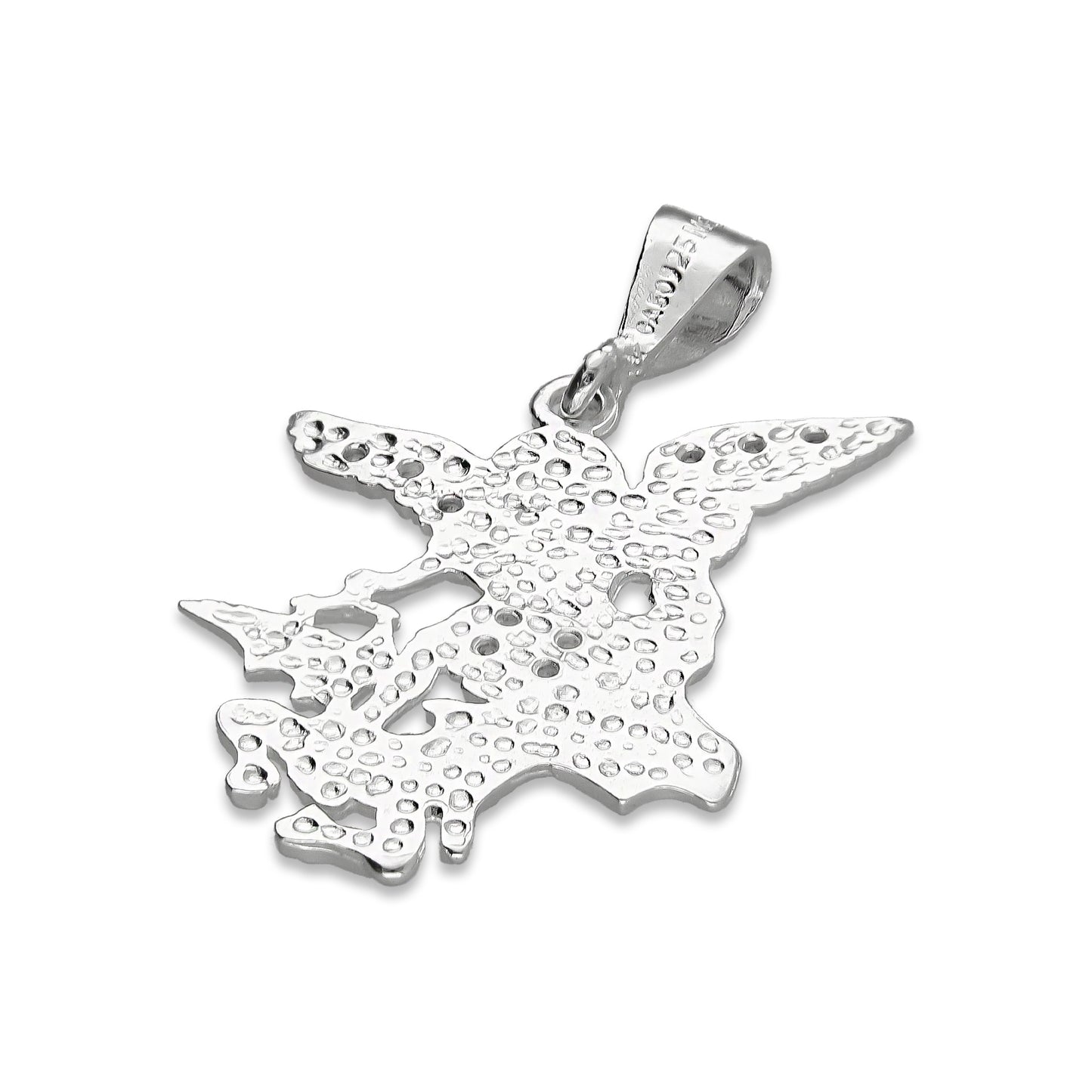 LPDJ016 Dije De Plata Mod Arcangel San Miguel Plata 925 Taxco Gro. MLM703439977