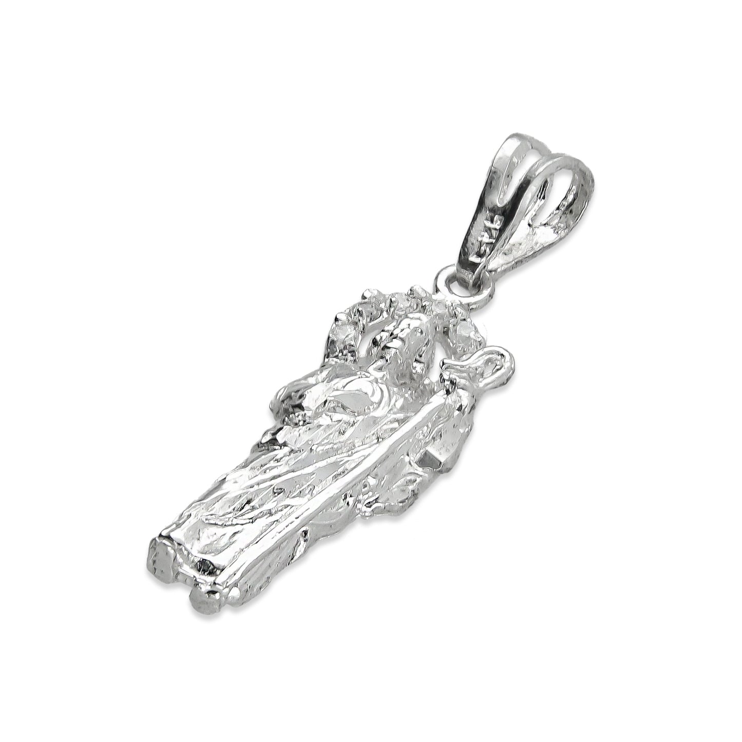 LPDJ041 Dije San Judas Zred En Plata .925 Con Zirconia Taxco Gro 843530024