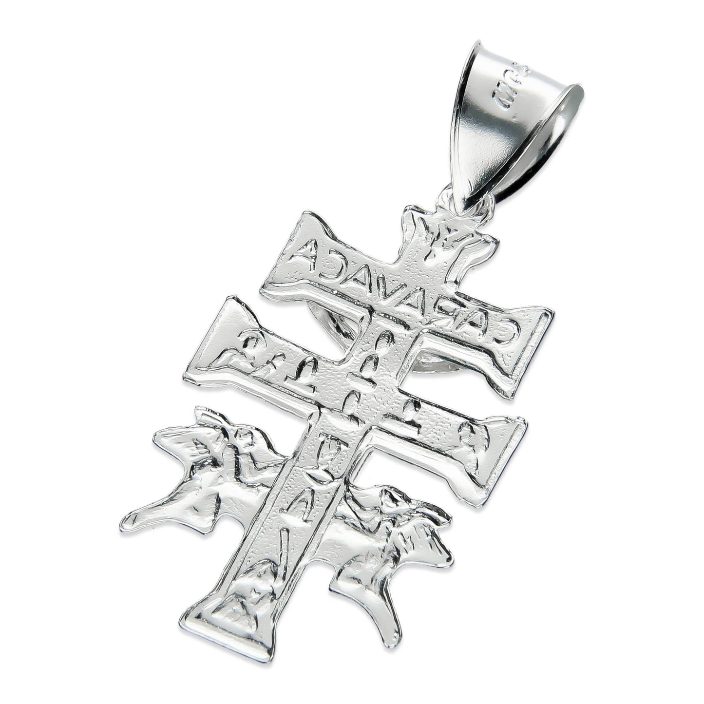 LPDJ058 Dije Cruz De Caravaca Slim En Plata .925 Taxco Gro 844769745