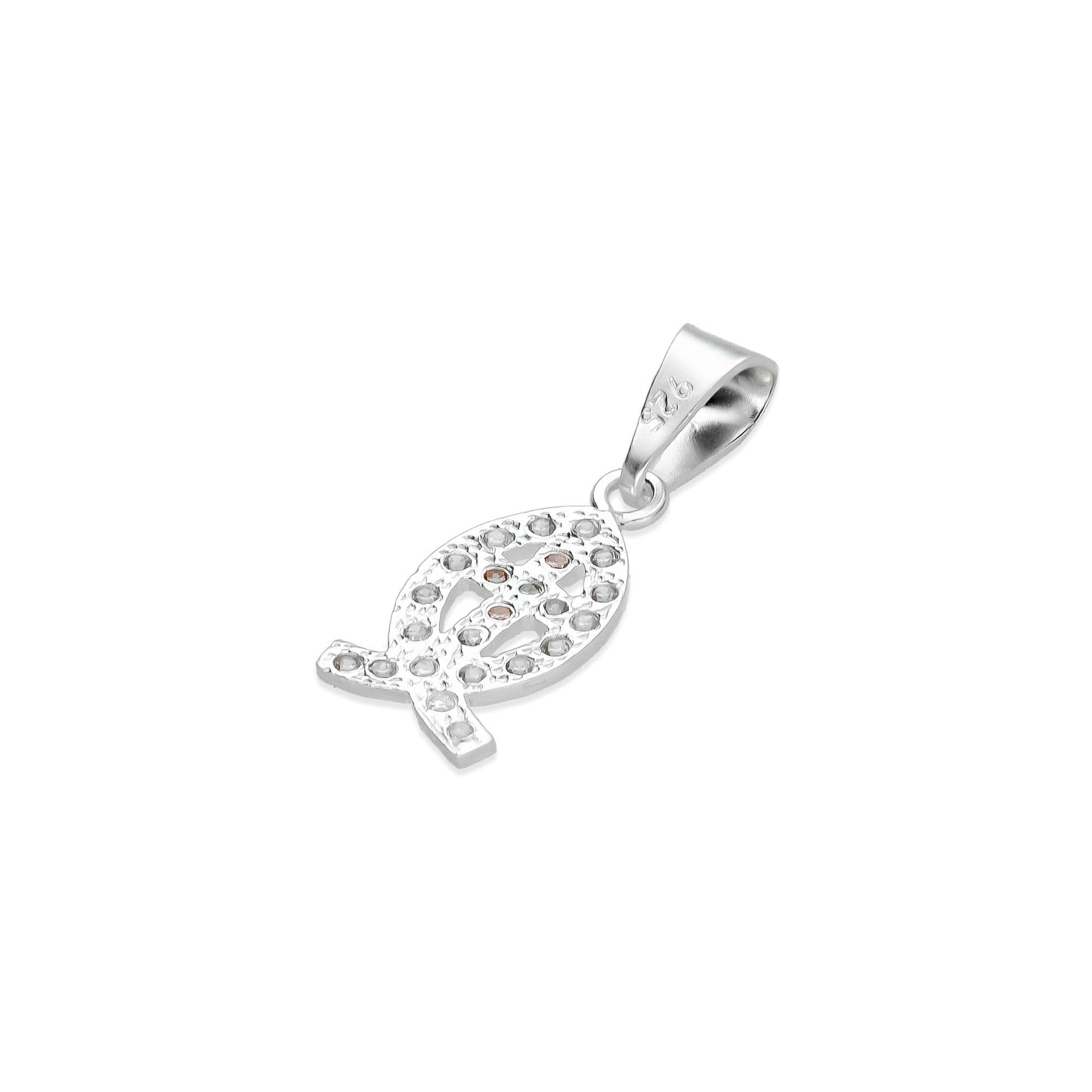 LPDJ072 Dije Pez Vertical Con Piedra + Regalo Plata .925 Taxco Gro 1364411675