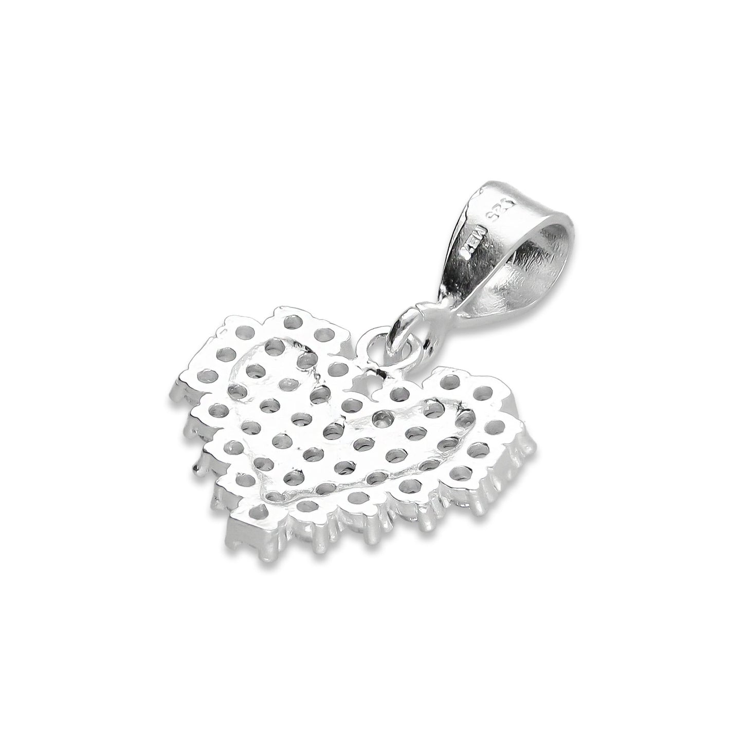 LPDJ083 Dije Corazón Pixel + Regalo Plata .925 Taxco Gro 1369081084