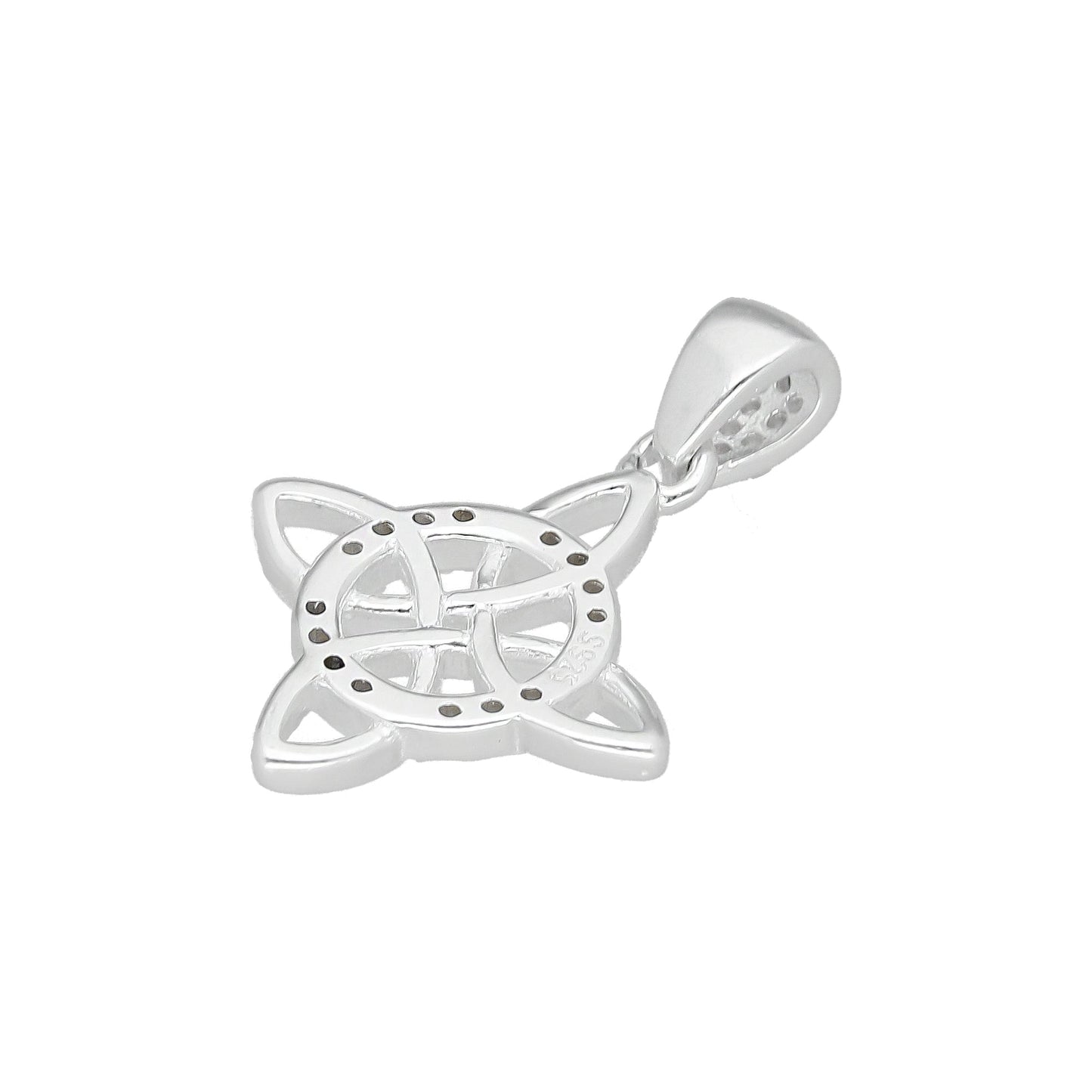 LPDJ277 Dije Amuleto Nudo de Bruja Chico en Plata .925 Taxco Gro