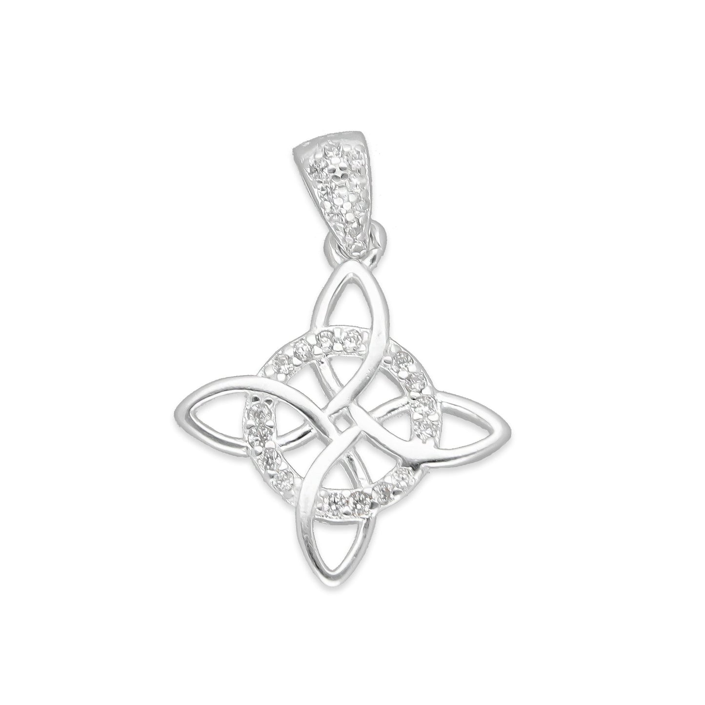 LPDJ277 Dije Amuleto Nudo de Bruja Chico en Plata .925 Taxco Gro