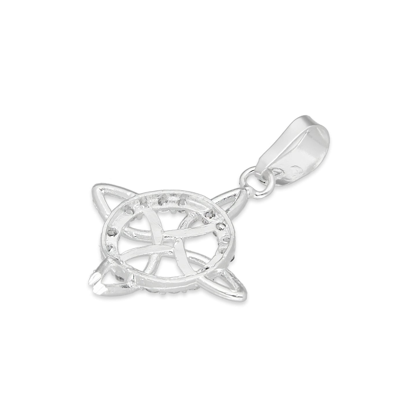 LPDJ278 Dije Amuleto Nudo de Bruja Grande en Plata .925 Taxco Gro
