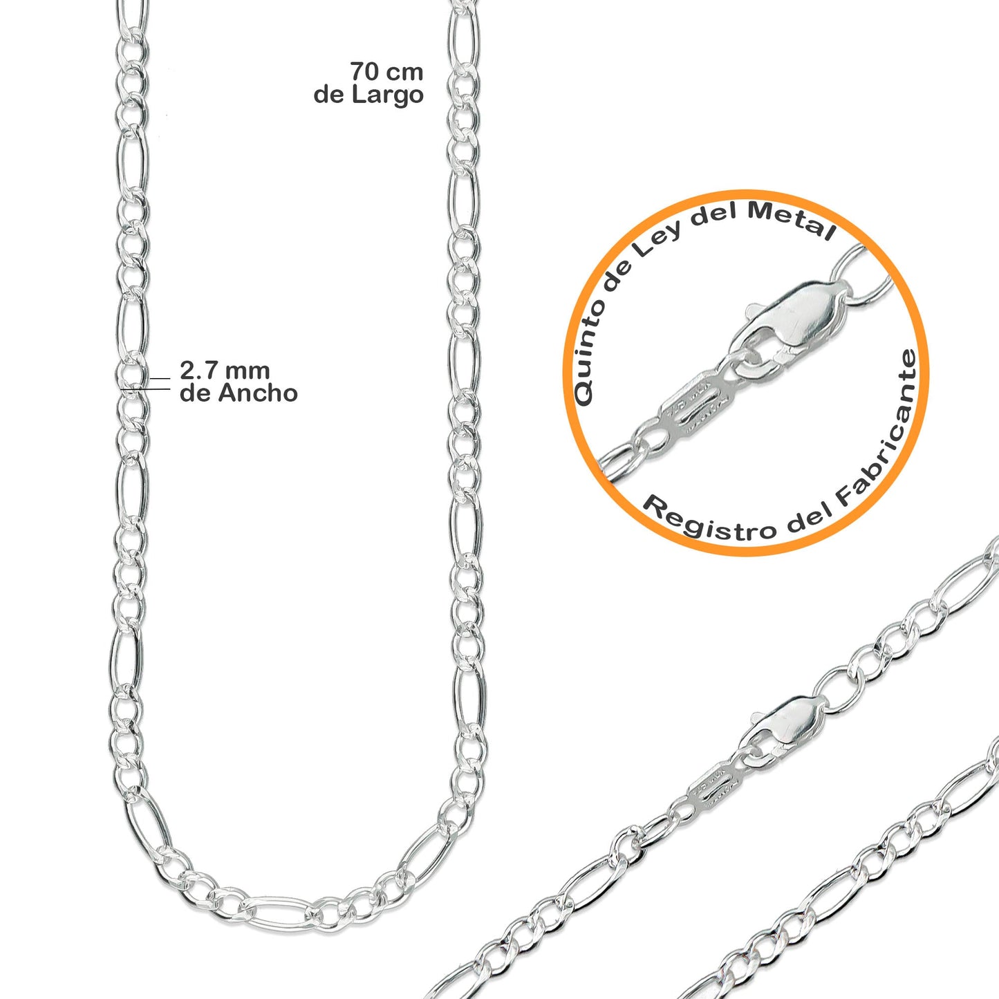 LPDP008 Dije Cruz Sn Benito 2 Vistas Gd + Cadena 70 cm Plata .925 Taxco 1349480179