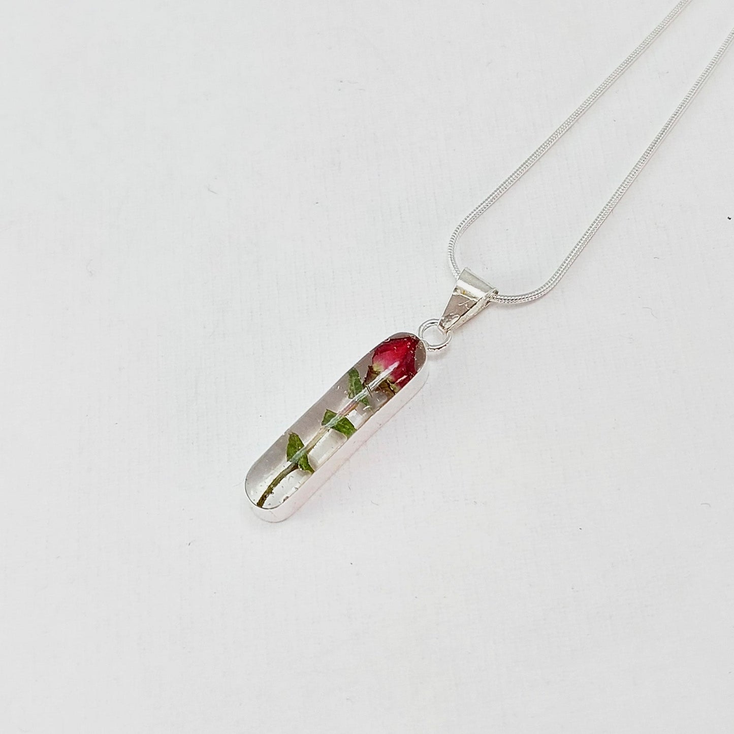 LPDP091 Dije Rosa Capullo Ch + Cadena 45 cm en Plata Ley .925 1631234860