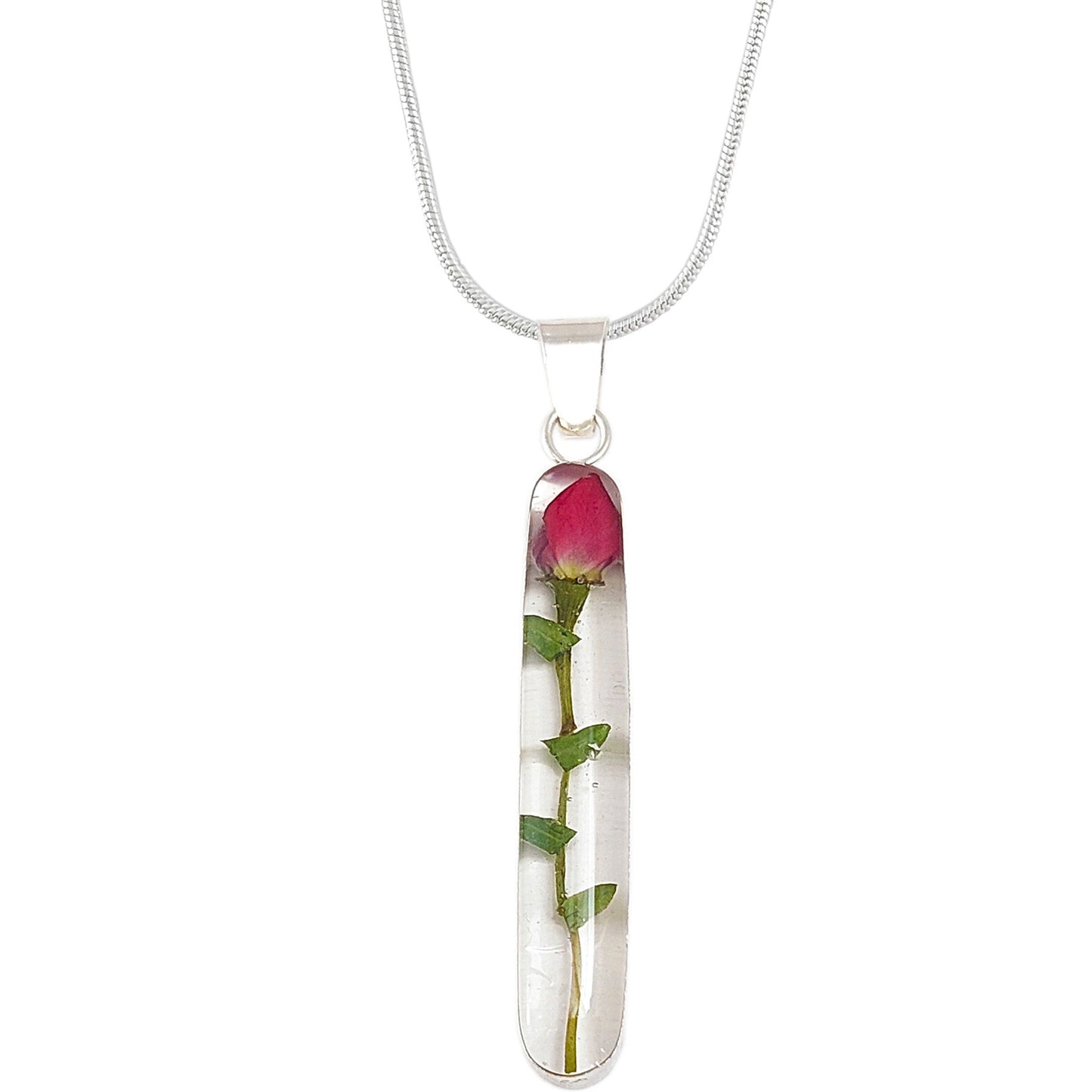 LPDP093 Dije Rosa Capullo G + Cadena 45 cm en Plata Ley .925 1640678412
