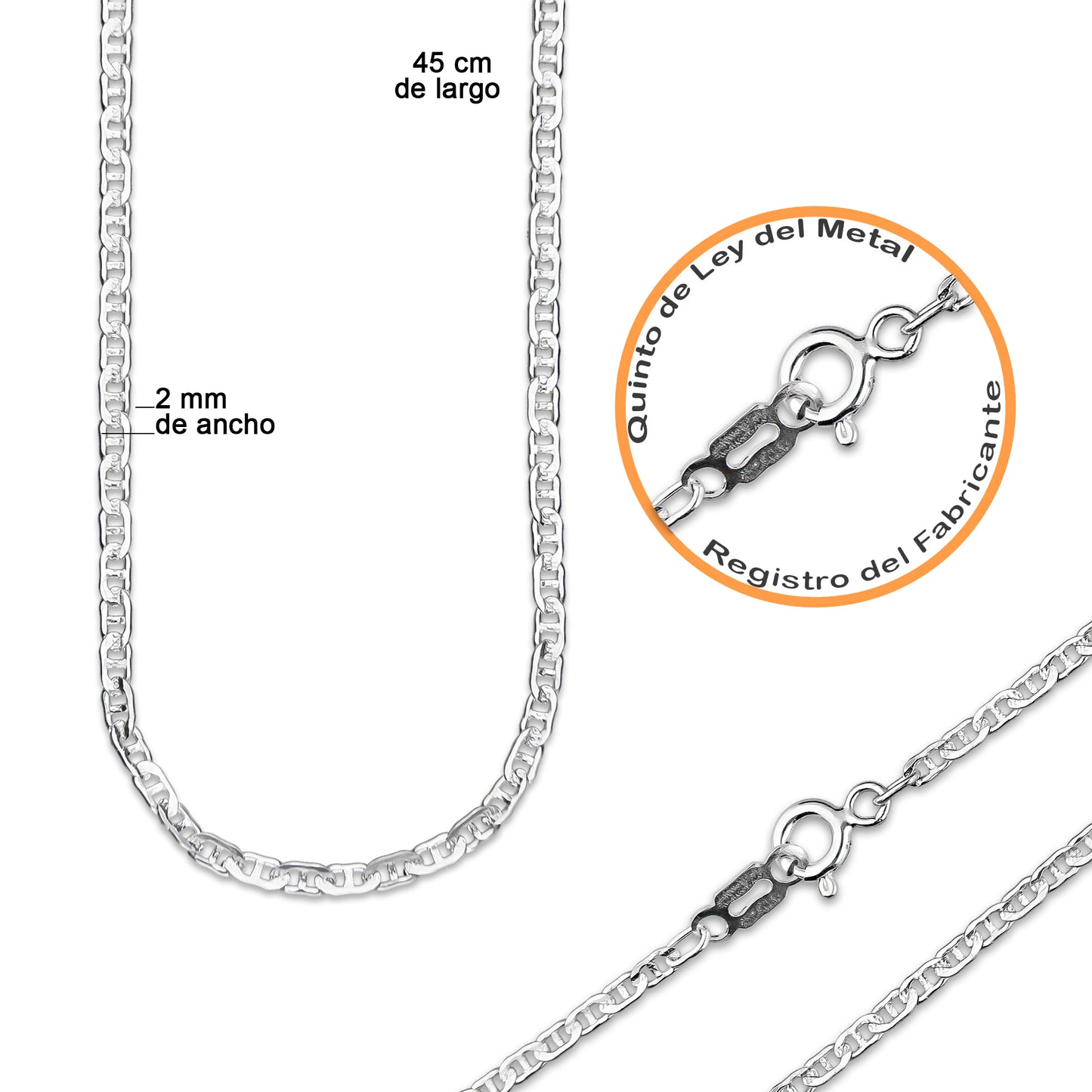 LPDP117 Cadena + Dije Letra Cursiva Abecedario con Zirconia en Plata .925 Taxco Gro 2268056401