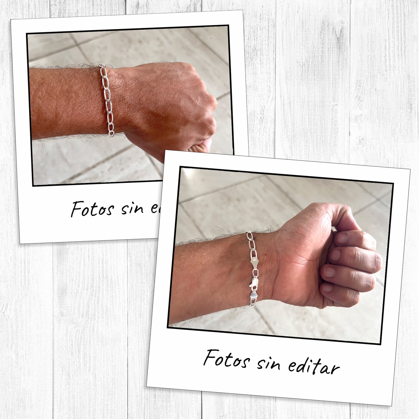 LPPC034 Pulsera Fígaro 0x1 4.5 mm x 19.5 cm Plata Ley .925 Taxco Gro 1370496423