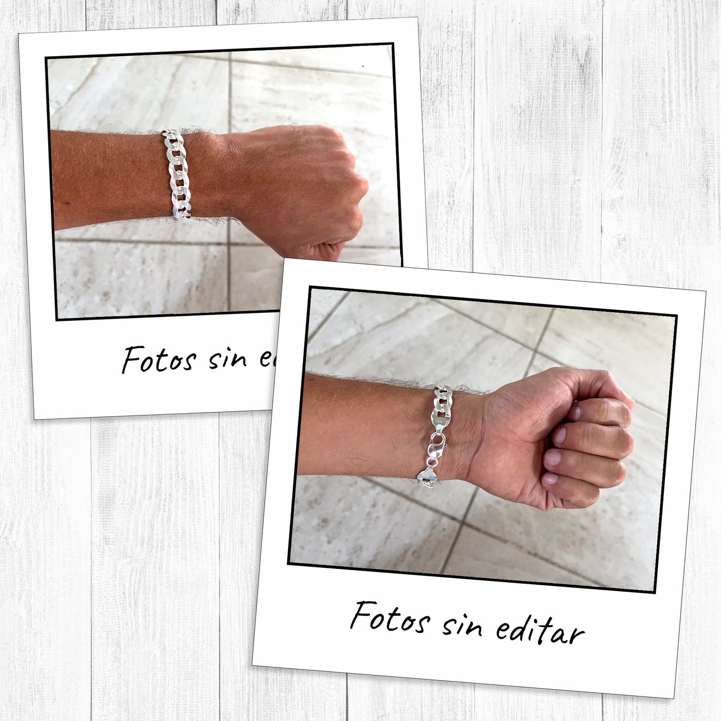 LPPC056 Pulsera Cubana Ame 10.6 mm x 22 cm en Plata Ley .925 1506206844