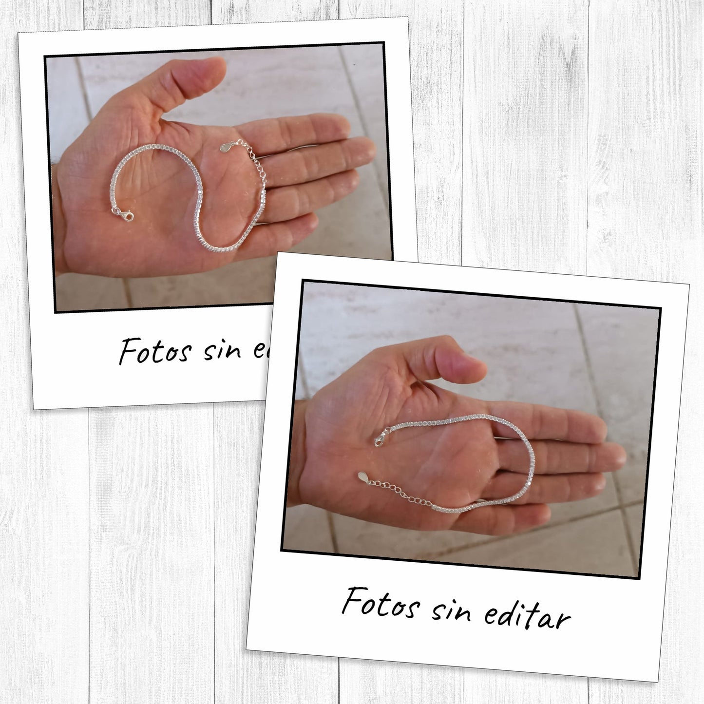 LPPD100 Pulsera Eslabones Zirconias Especial 2 mm Plata Fina .925 2059276785