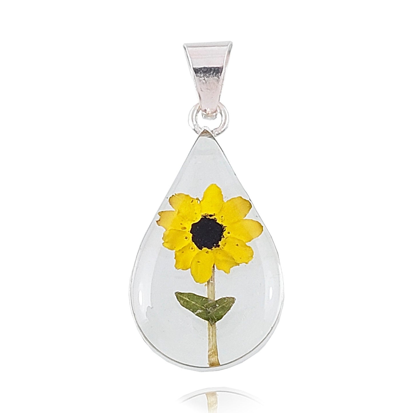 LPDJ144 Dije Gota Girasol en Plata Ley .925 1591104821