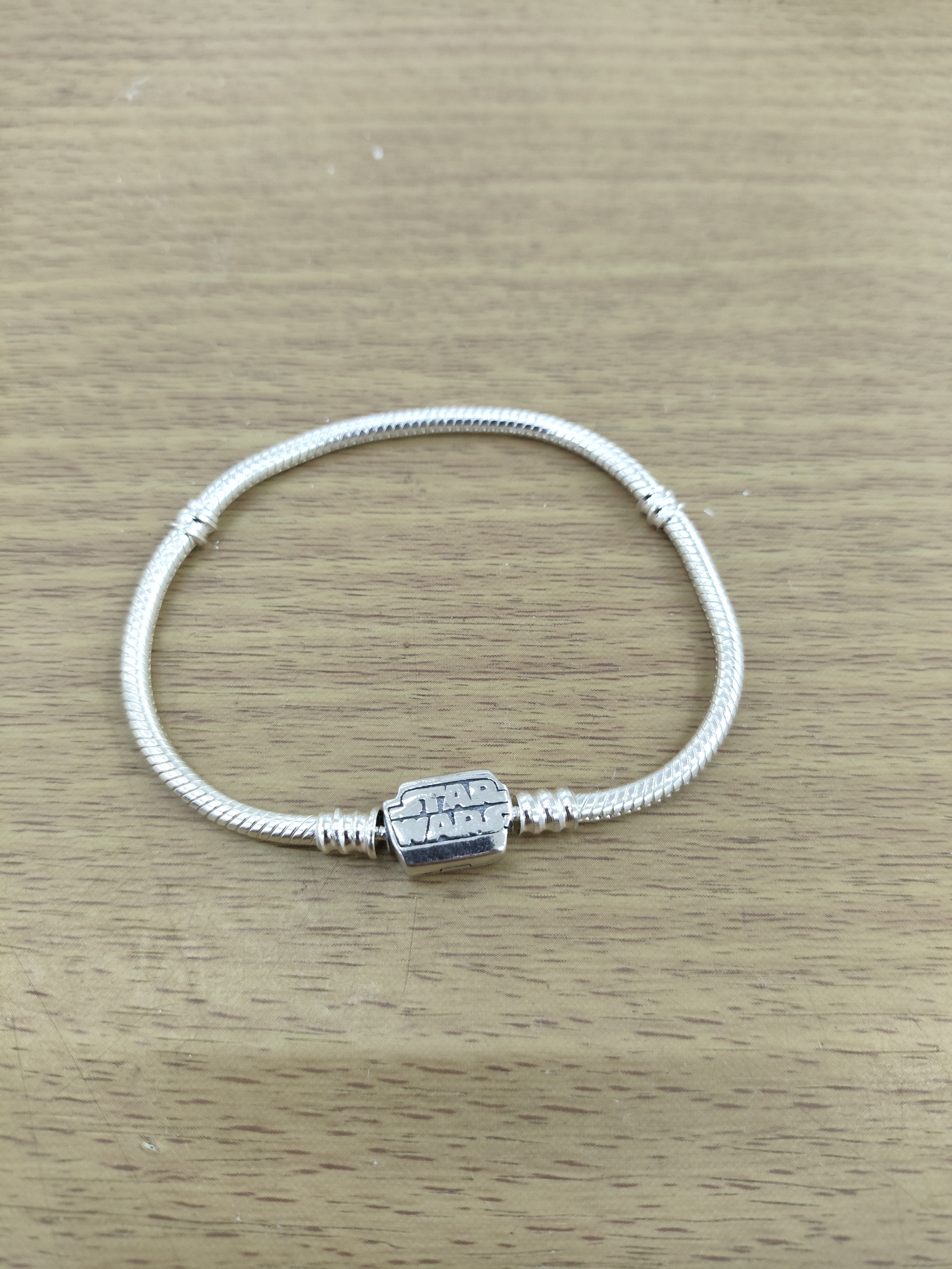 TMPPD024-17 Pulsera Dama Pand Stars Wars 17 cm en Plata Fina .925