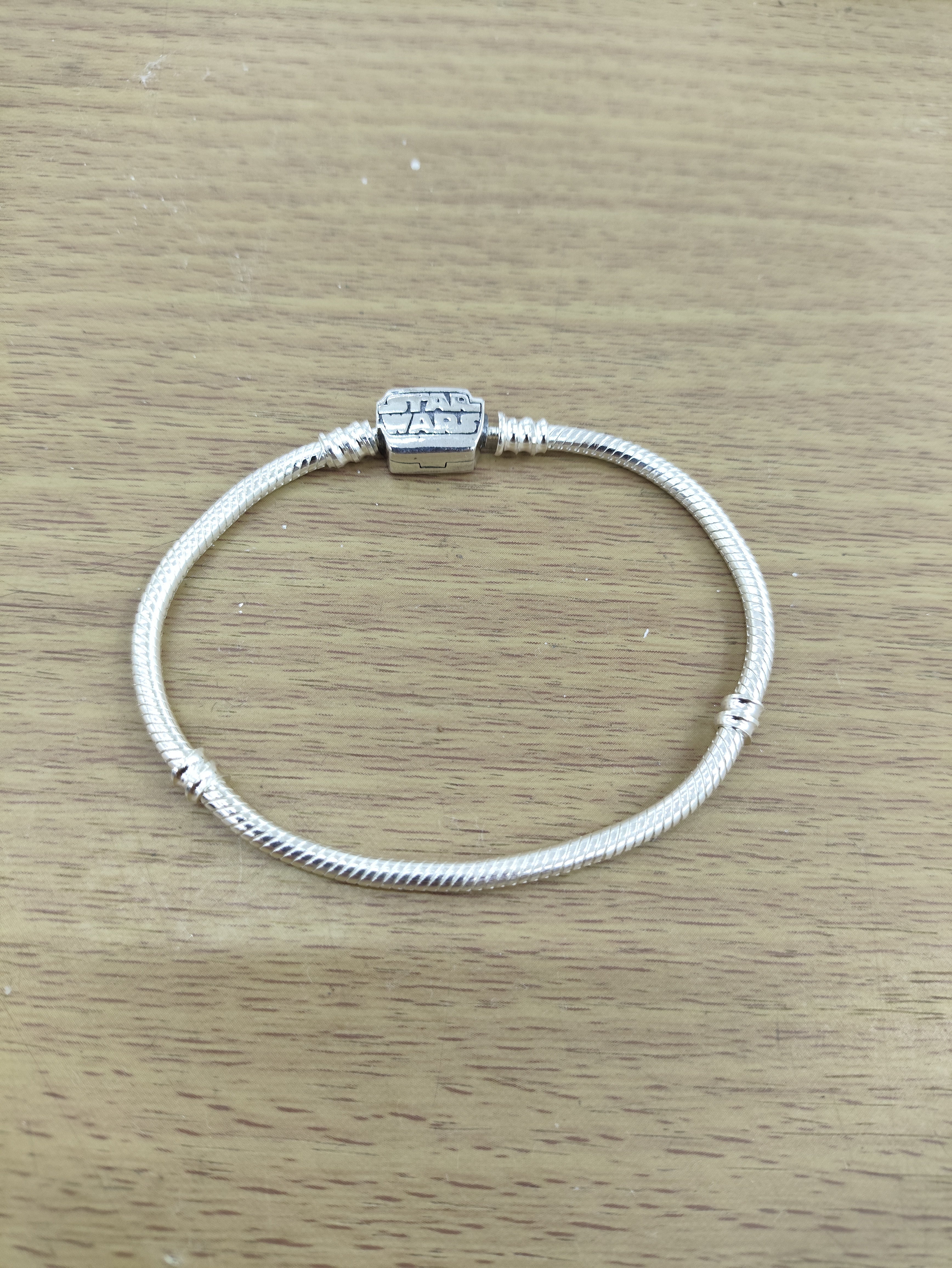 TMPPD024-19 Pulsera Dama Pand Stars Wars 19 cm en Plata Fina .925