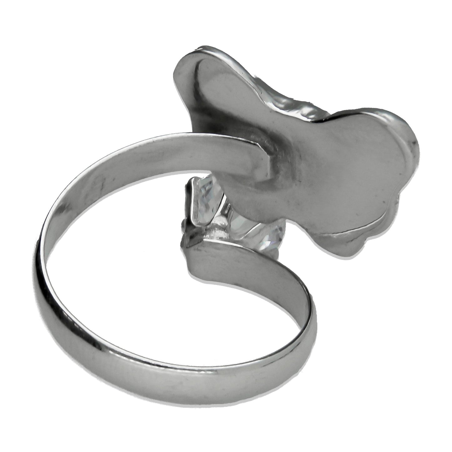 LPAD020 Anillo Plata Mod Mariposa Bombeada Ajustable .925 Taxco 952434064