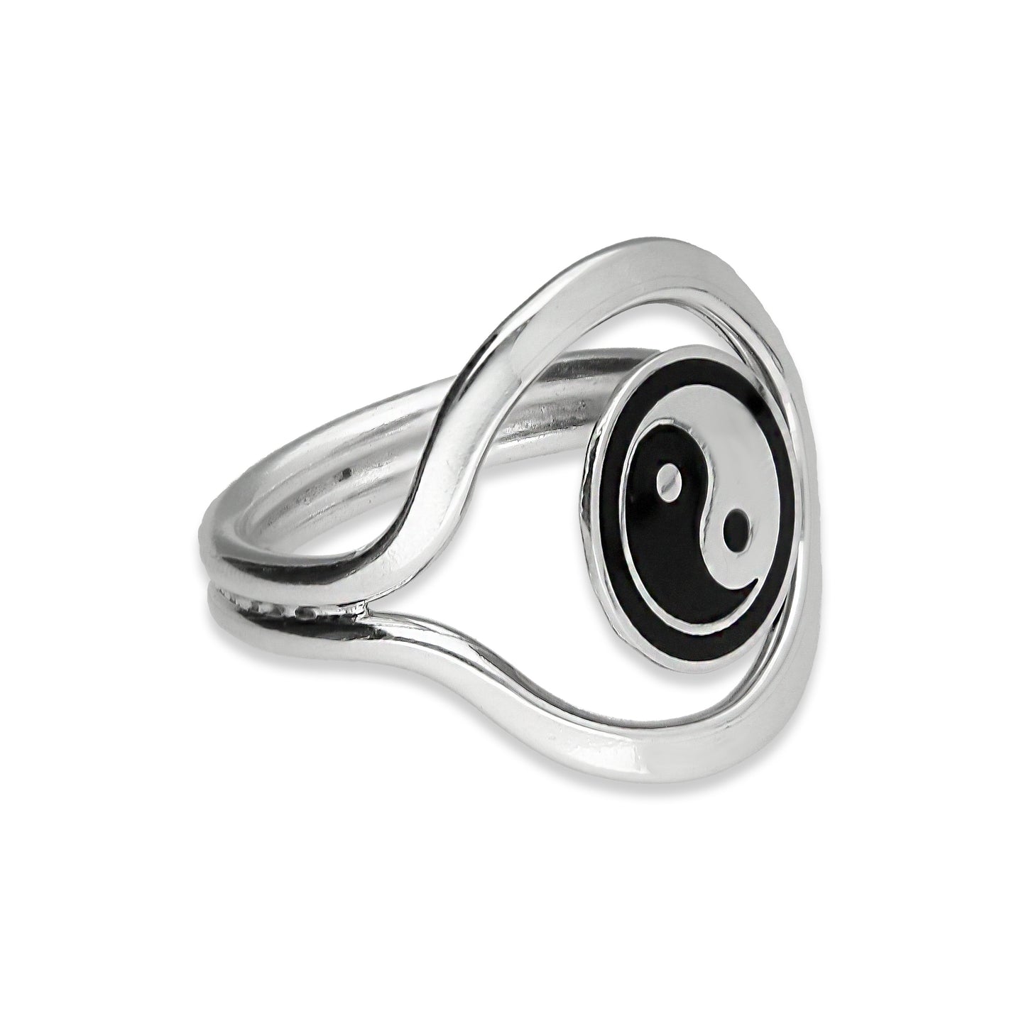 LPAD042 Anillo Yin Yang Lazo Plata .925 Taxco Gro 1352118591