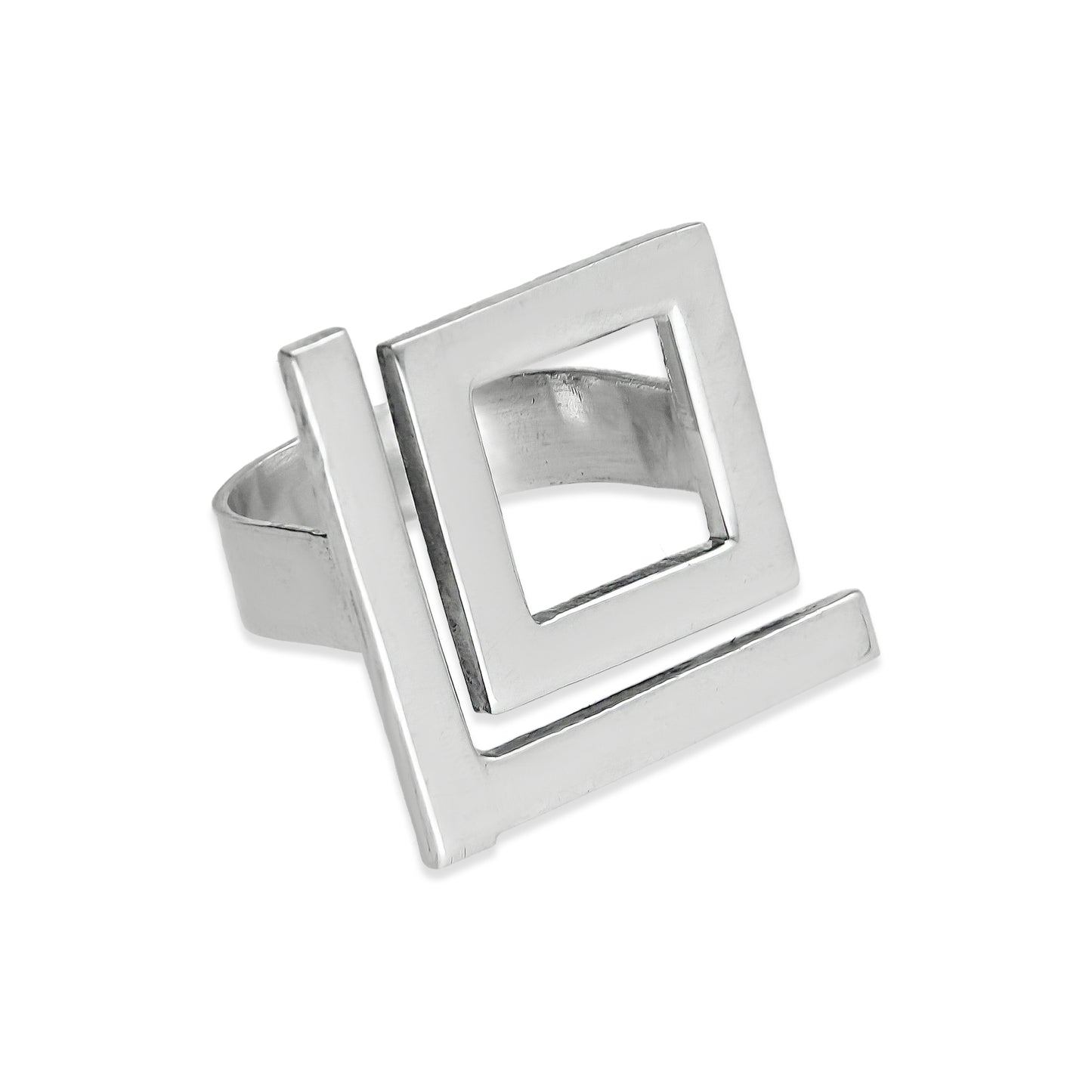 LPAD078 Anillo Modelo L O Liso Plata .925 Taxco Gro 2098707871