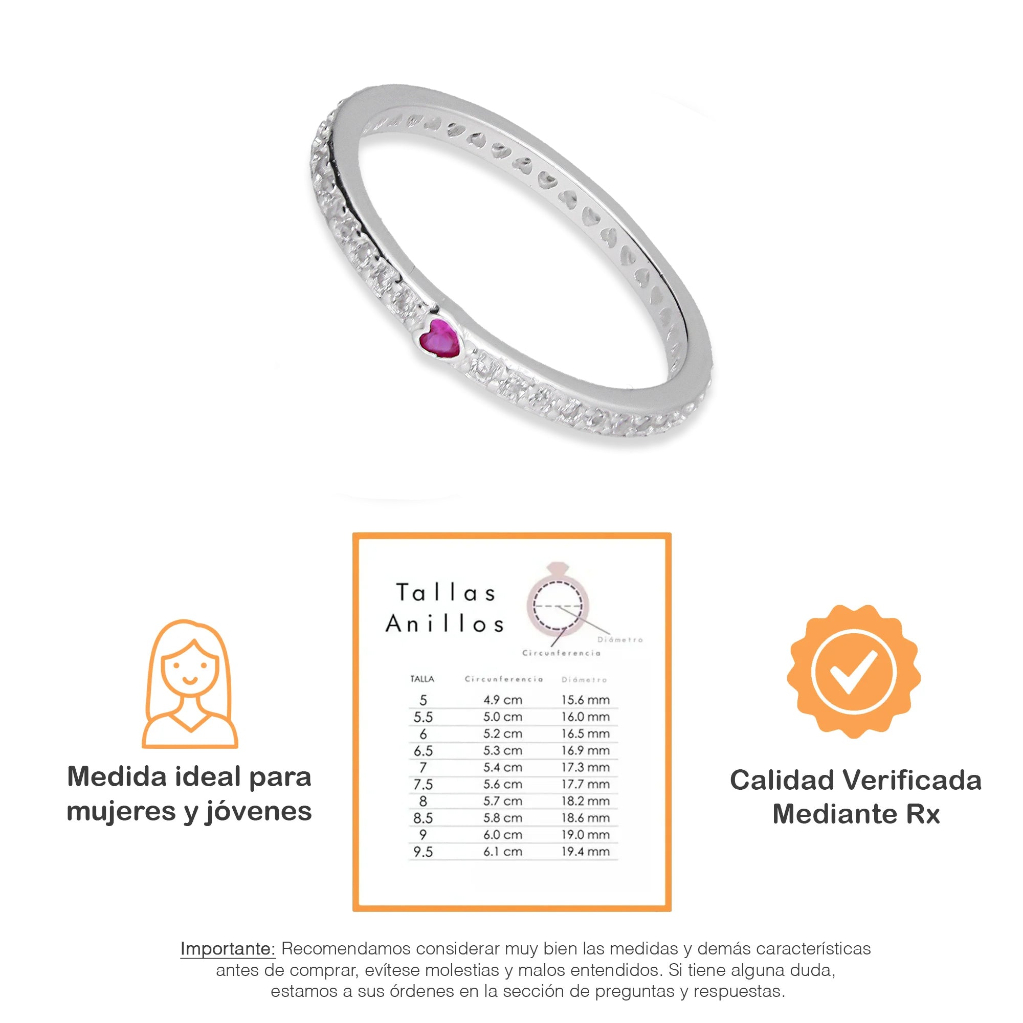 LPAD109 Anillo Churumbela Corazoncito Rosa Plata .925 Taxco Gro 2628945301