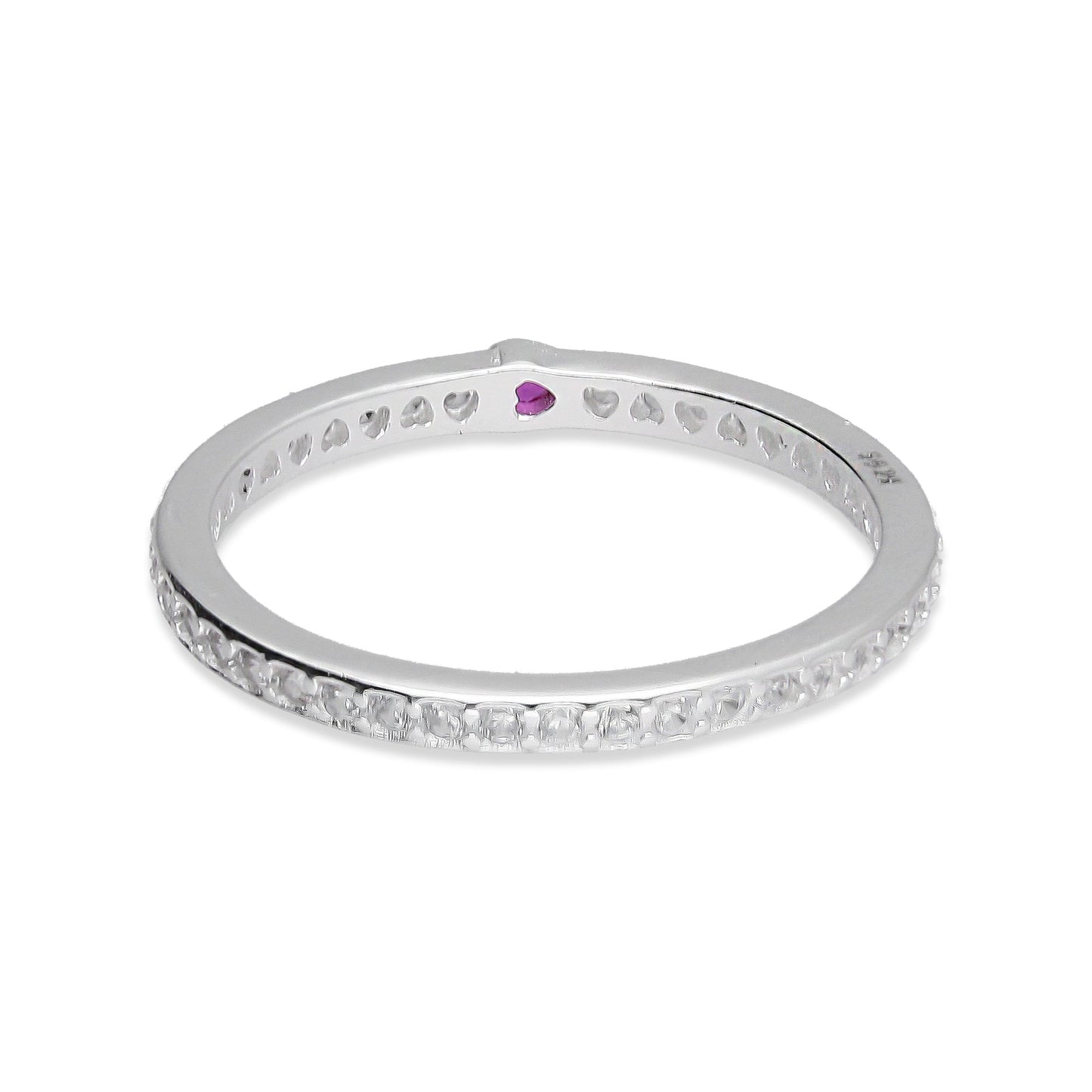 LPAD109 Anillo Churumbela Corazoncito Rosa Plata .925 Taxco Gro 2628945301