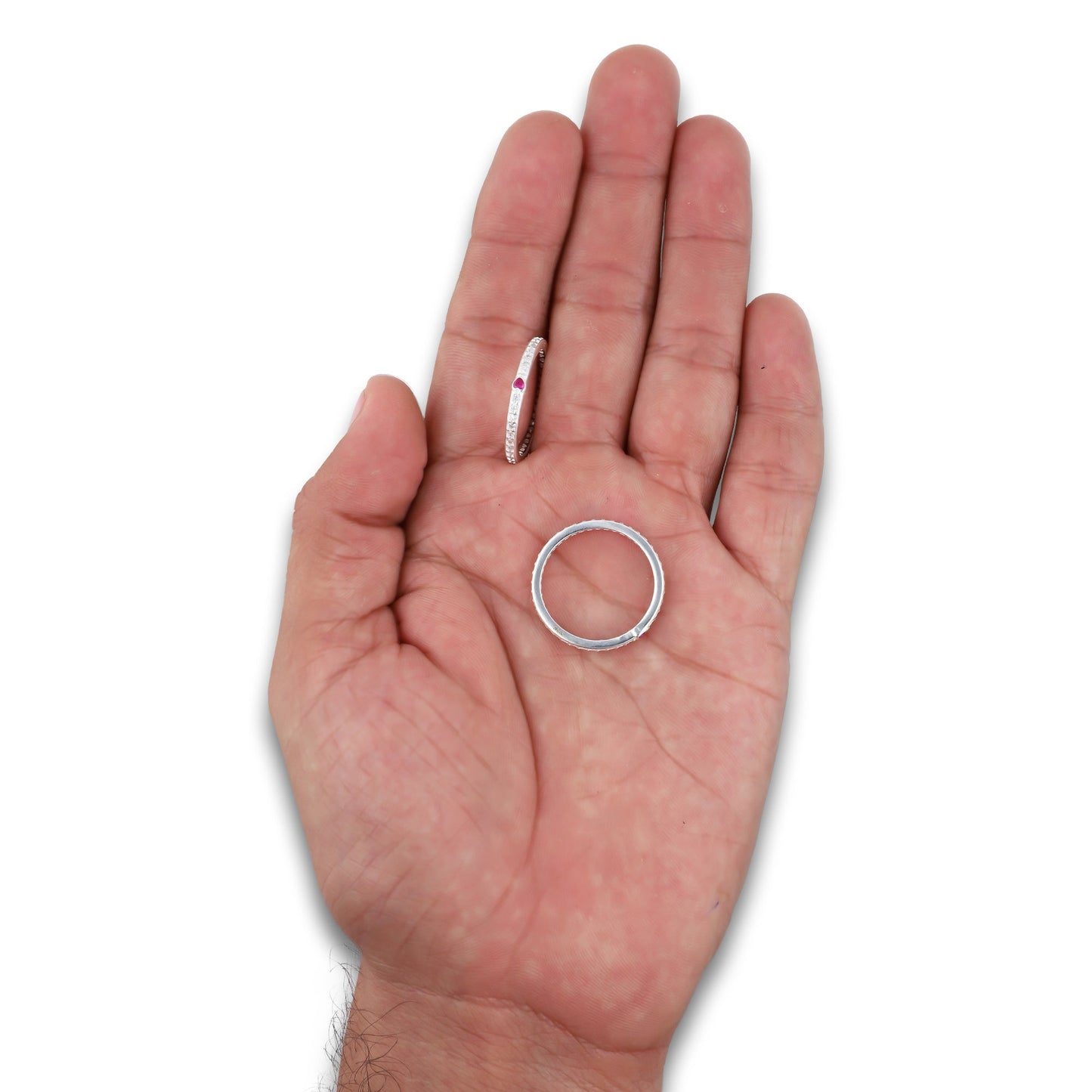 LPAD109 Anillo Churumbela Corazoncito Rosa Plata .925 Taxco Gro 2628945301