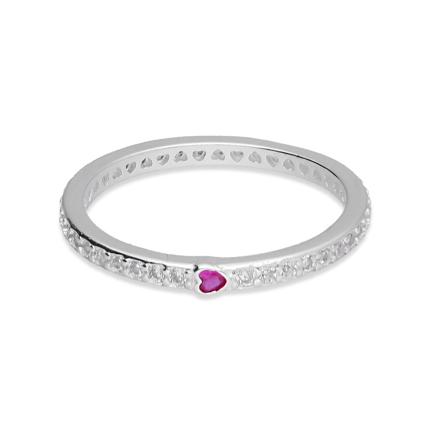 LPAD109 Anillo Churumbela Corazoncito Rosa Plata .925 Taxco Gro 2628945301