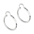 LPAF019 Arracada Facetada Plata .925 Tam 5 - 24 Mm Diámetro Taxco MLM918615309