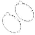 LPAF022 Arracada Facetada Plata .925 Tam 8 - 43 Mm Diámetro Taxco MLM918622908