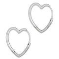 LPAL044 Arracada Lisa Articulada Corazón Loved 2.8 cm x 2.8 cm Plata .925 3581902348