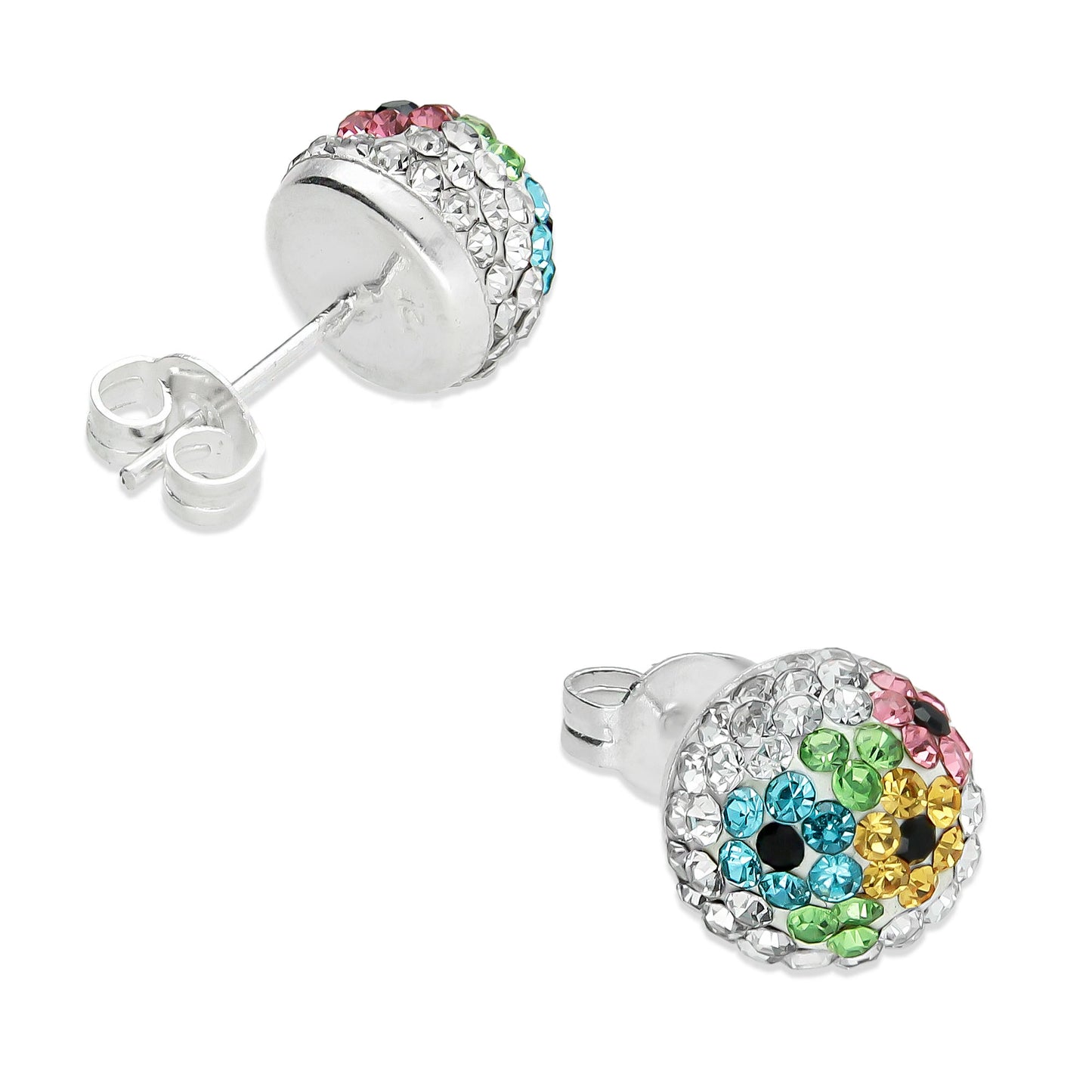 LPAP049 Arete Bola de Fuego C Bco 9 mm Plata .925 Taxco 1478154622