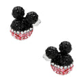 LPAP066 Arete Broq Esfera Orejitas PM Cristalitos Plata .925 Taxco 2018883677