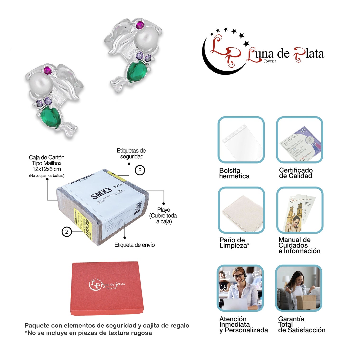LPAP149 Arete Broquel Princess Mod 6 Sir Verde en Plata .925 Taxco 4685369666