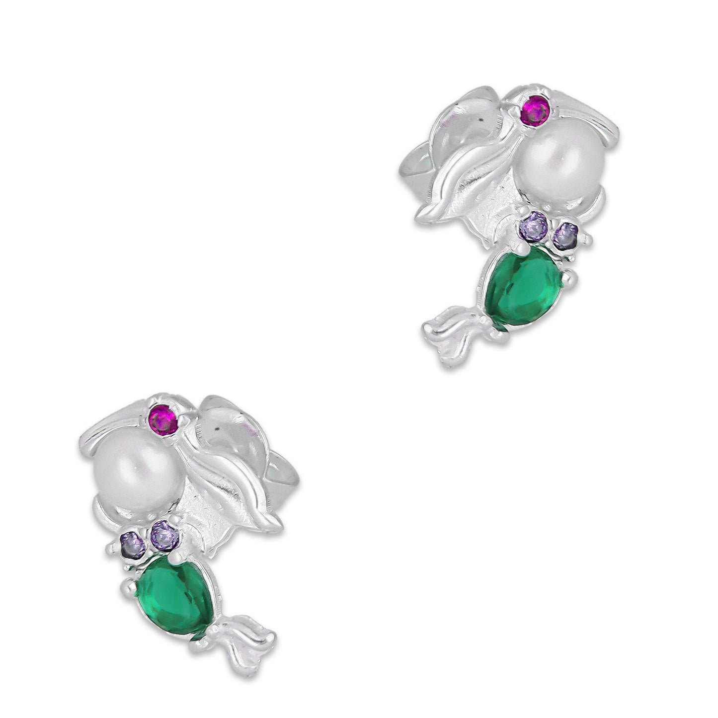 LPAP149 Arete Broquel Princess Mod 6 Sir Verde en Plata .925 Taxco 4685369666