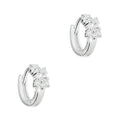 LPAZ005 Arracadas HU Dos Líneas 11 mm Diámetro Plata .925 Taxco Gro 1376853626