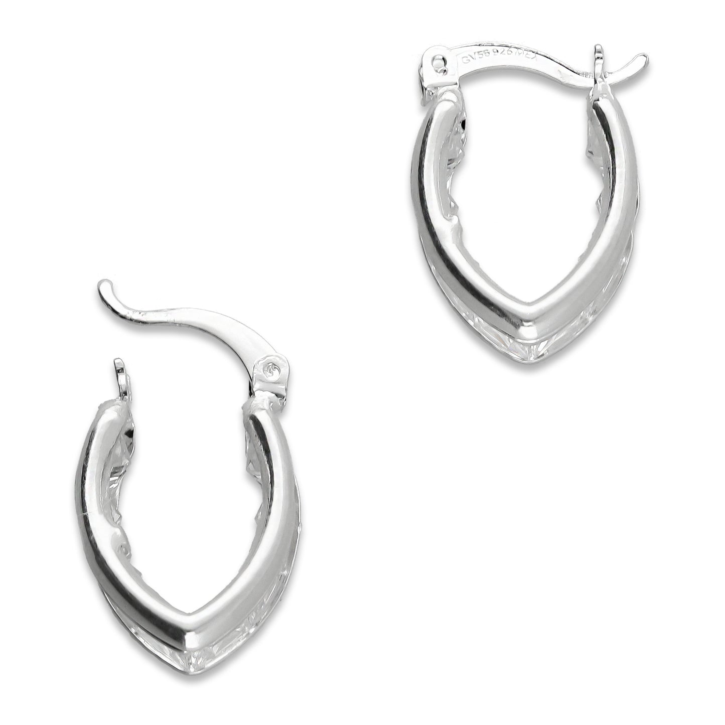 LPAZ028 Arracada con Zirconia Semilla en Plata .925 Taxco 3297892570