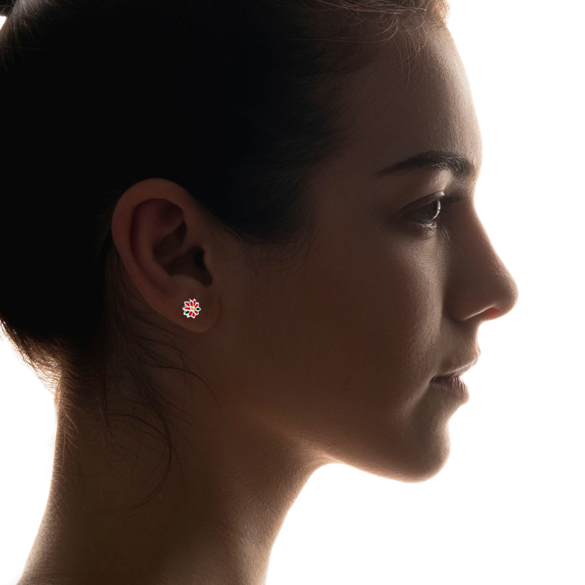 LPBR047 Aretes Broquel Plata Mod Pascua Plata .925 Taxco MLM850381594