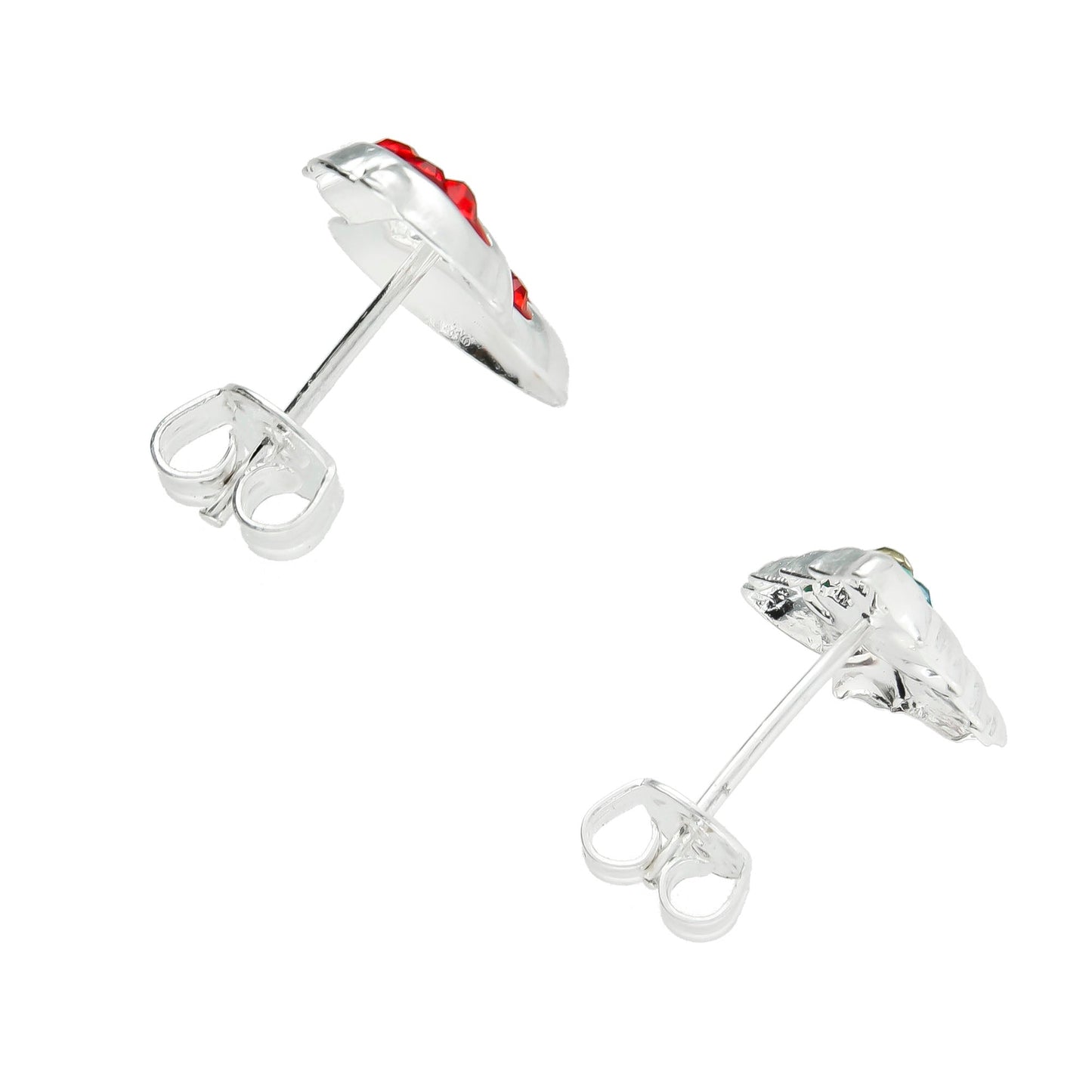 LPBR049 Aretes Broquel Plata Mod Pino Y Muñeco Niev Plata .925 Taxco MLM850384759