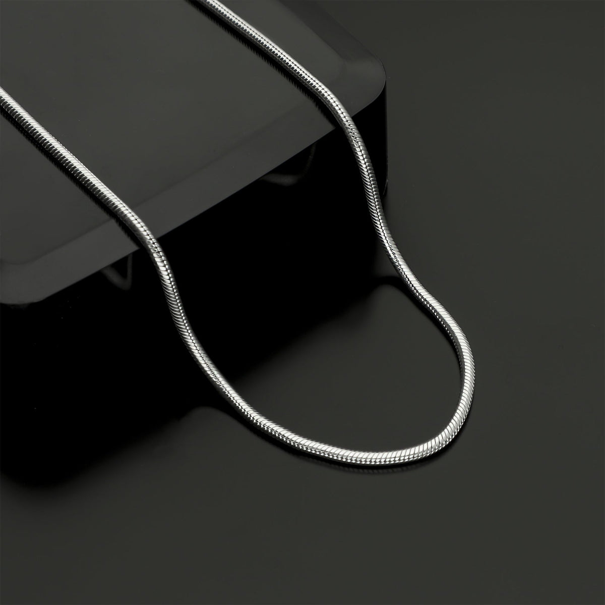 LPCU009-50 Cadena Cola De Rata 2.2 Mm X 50 Cms Super Precio Plata .925 811936059