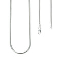 LPCU009-60 Cadena Cola De Rata 2.2 Mm X 60 Cms Plata .925 811943541