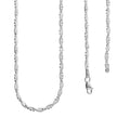 LPCU047-50 Gargantilla Collar Trenzada Cola de Rata Diam 50 cm Plata .925  2039124659