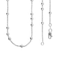 LPCU059-45 Cadena Viviana Bolitas 3x1 45 cm Plata .925 Taxco 2145381209