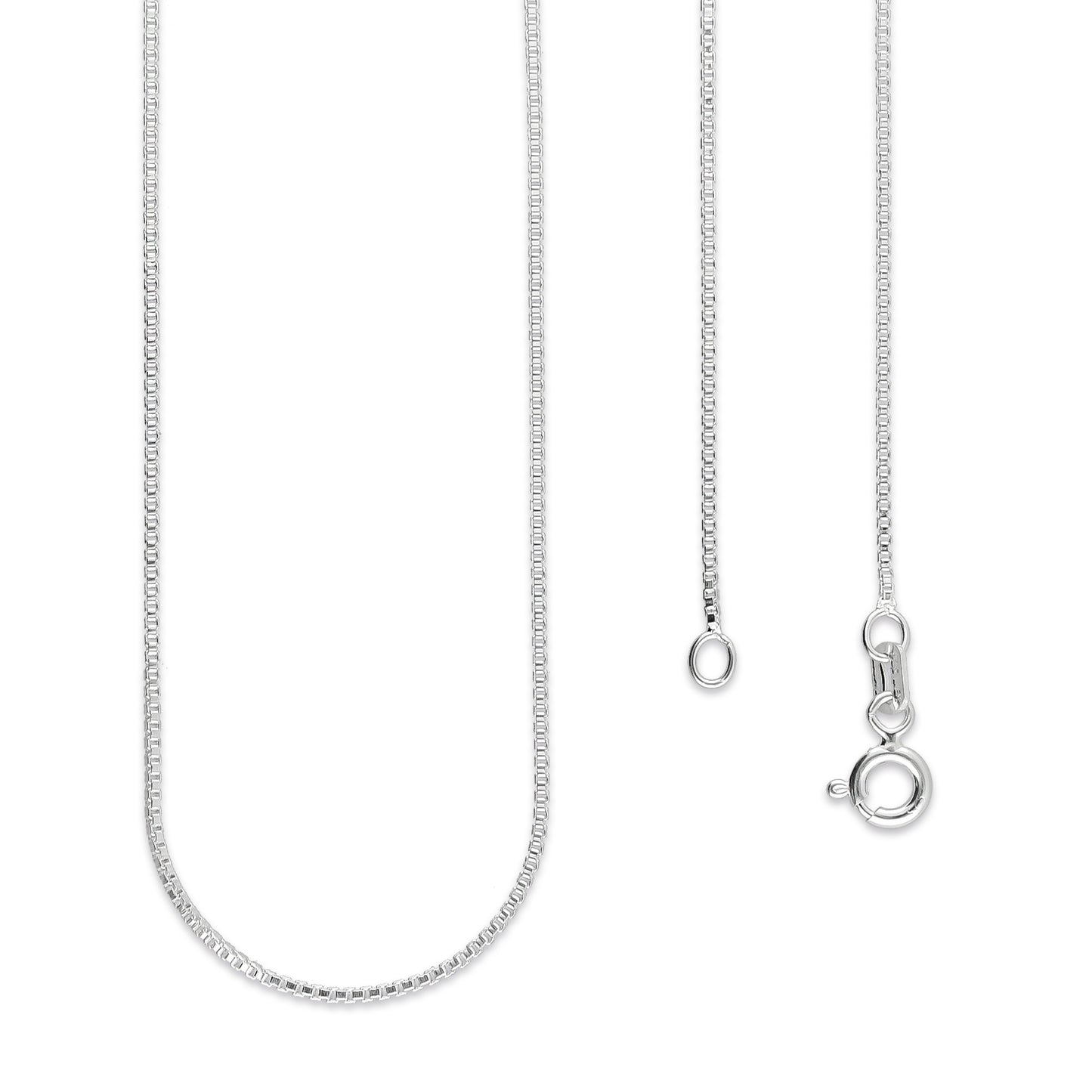 LPCU060-55 Cadena Veneciana 1 mm x 55 cm Plata .925 Taxco 2155665217