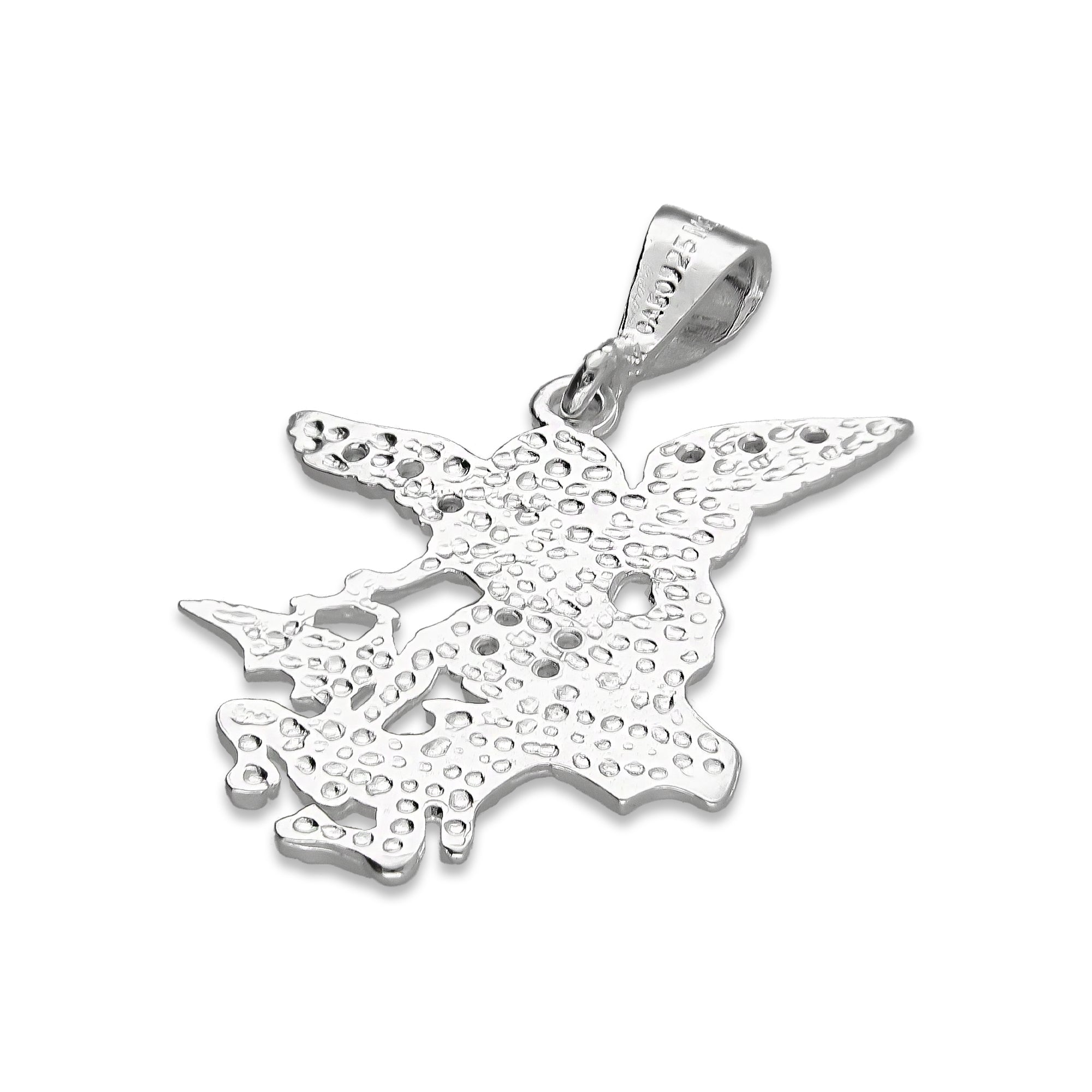 LPDJ016 Dije De Plata Mod Arcangel San Miguel Plata 925 Taxco Gro. MLM703439977